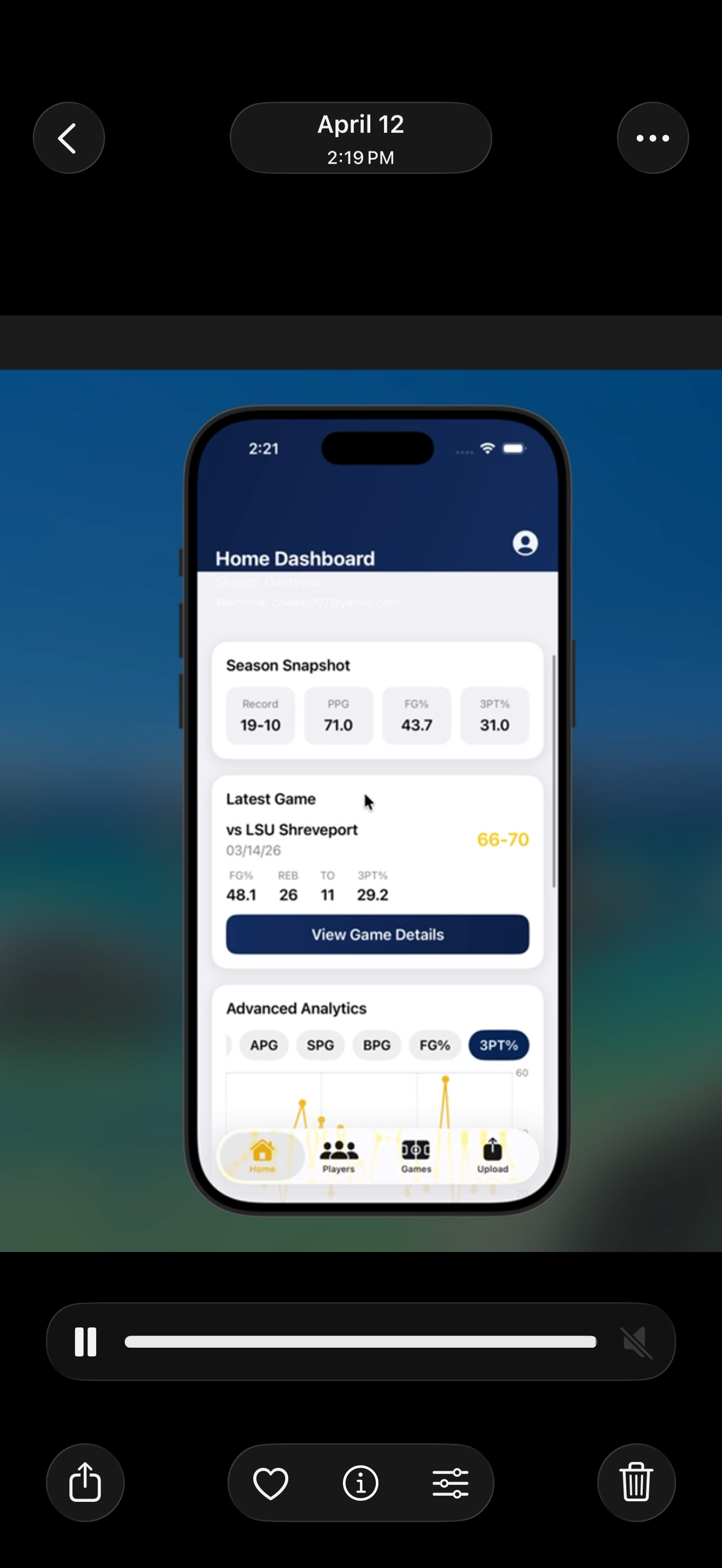 Dashboard Screen