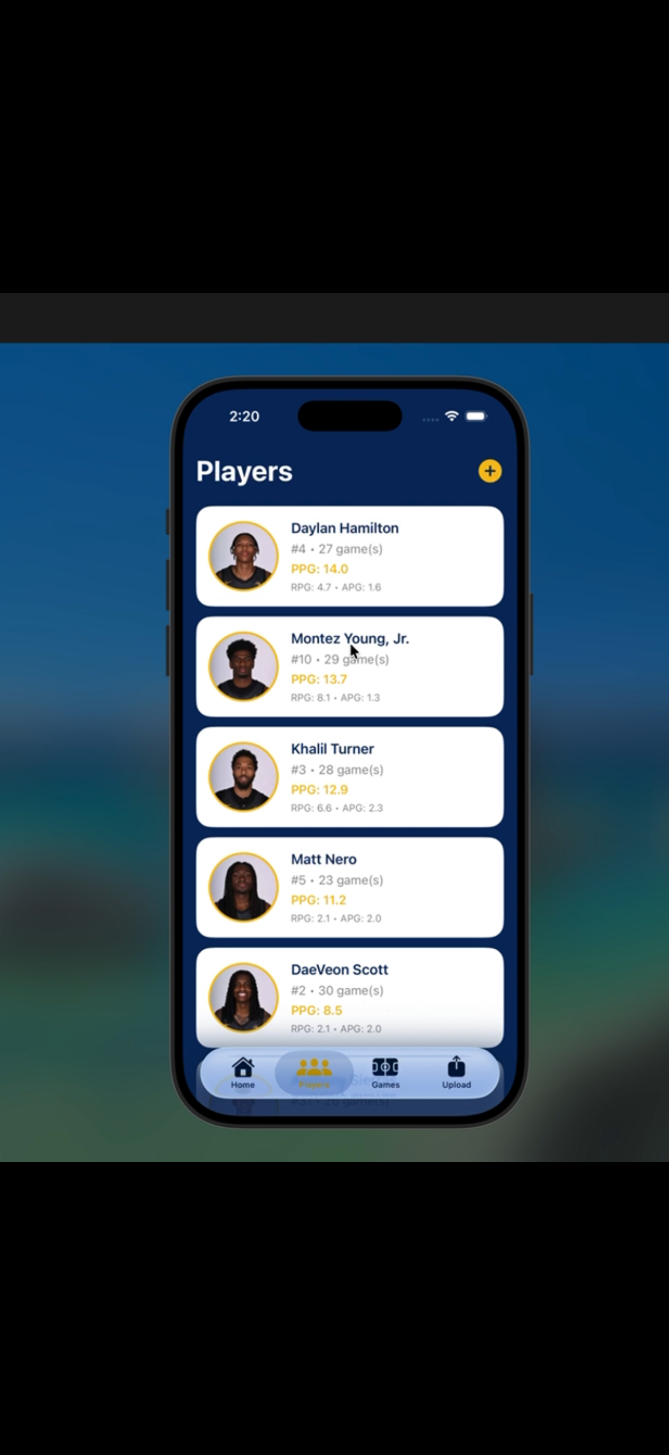 Players Screen